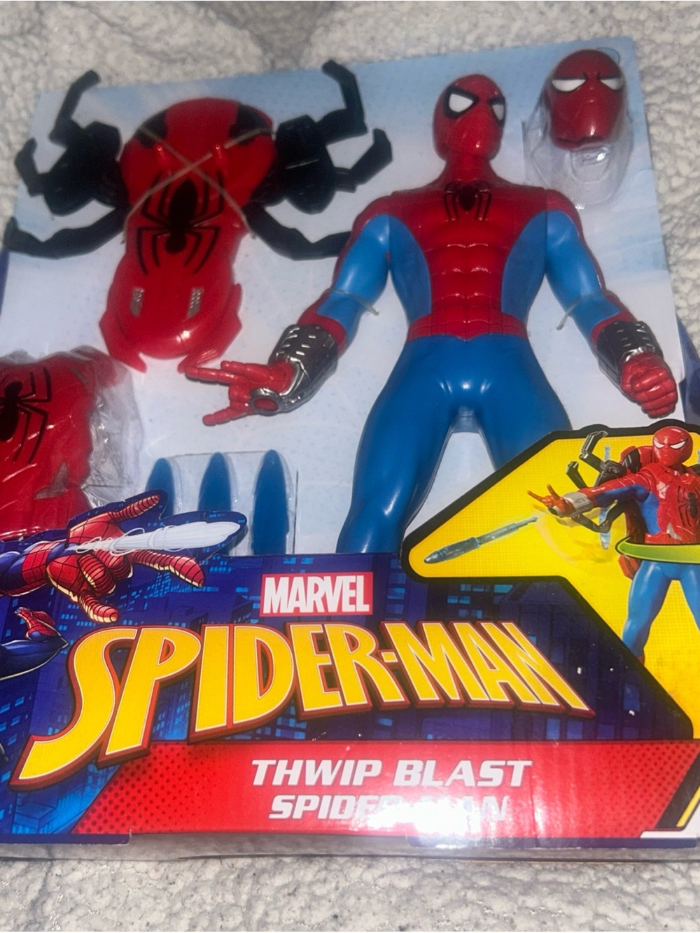 Marvel Spider-Man Thwip Blast Action Figure Toy